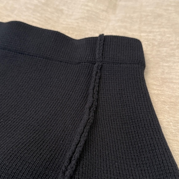 ZARA | Dark Navy | Knit skirt with slits - Picture 11 of 11
